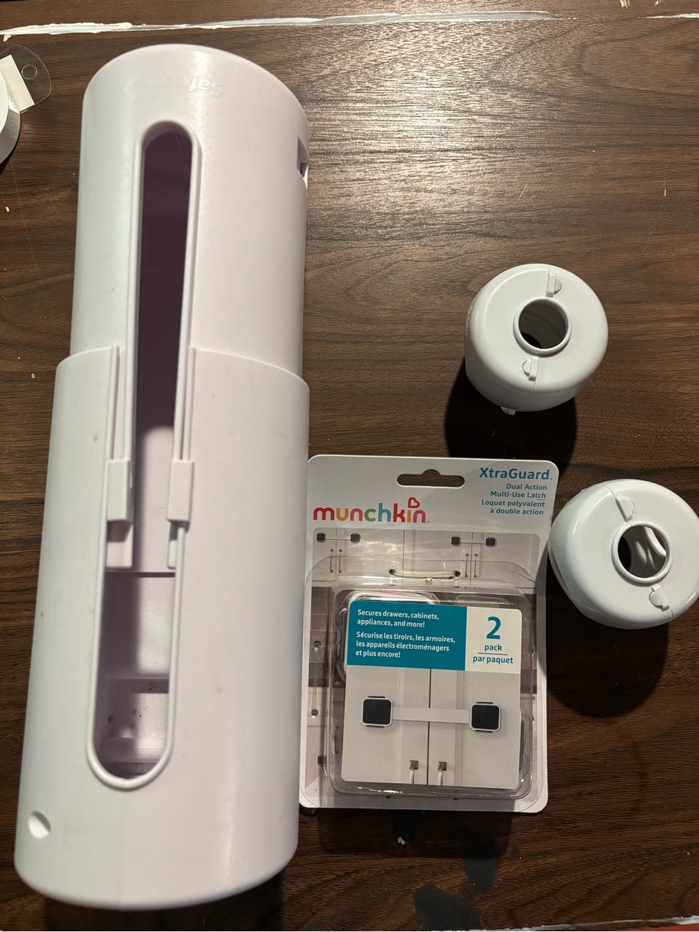 Baby-proofing bundle - doorknob covers, extension cord cover, cabinet locks